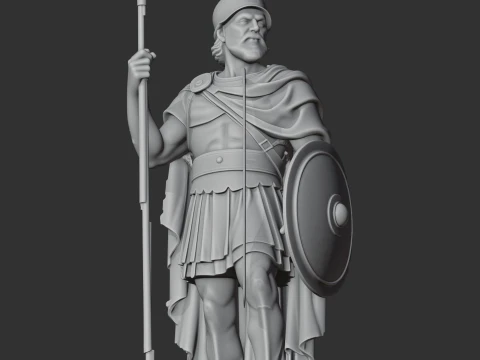 Cimon Ancient Warrior 3D Model