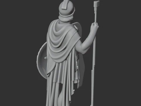 Cimon Ancient Warrior 3D Model
