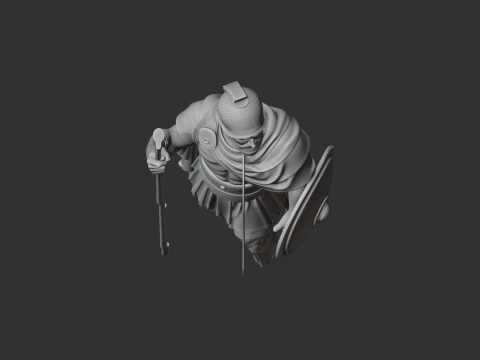 Cimon Ancient Warrior 3D Model