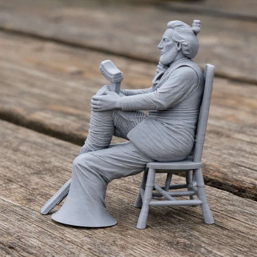 Clay Allison Cowboy Gunslinger 3D Model .c4d .max .obj .3ds .fbx .stl .blend