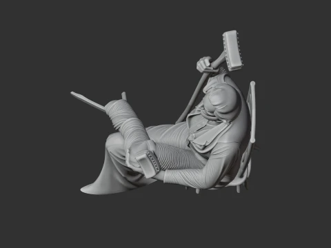 Clay Allison Cowboy Gunslinger 3D Model