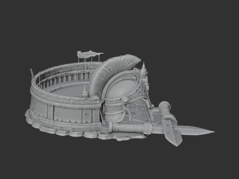 Colosseum Star Gladiator 3D Model