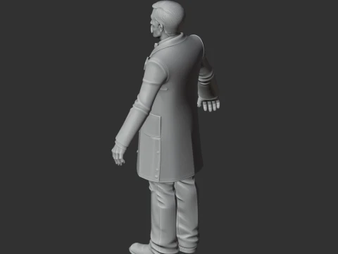 Dallas Stoudenmire Cowboy Gunslinger 3D Model