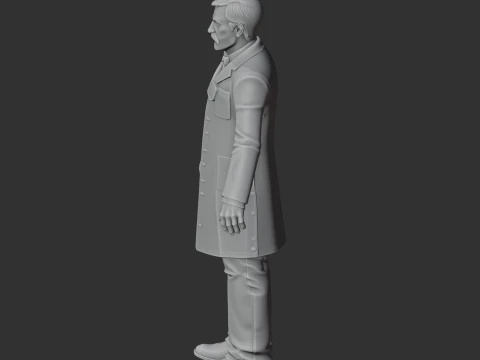 Dallas Stoudenmire Cowboy Gunslinger 3D Model