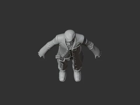 Dallas Stoudenmire Cowboy Gunslinger 3D Model