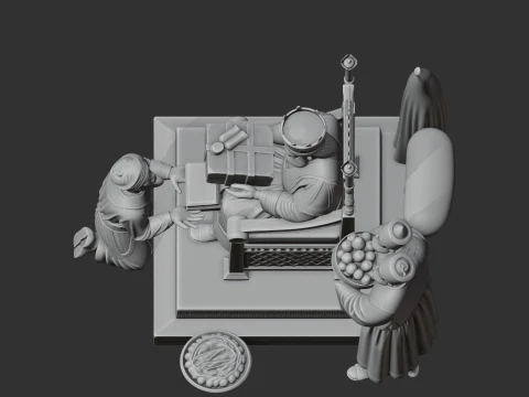 Darius I Ancient Warrior 3D Model