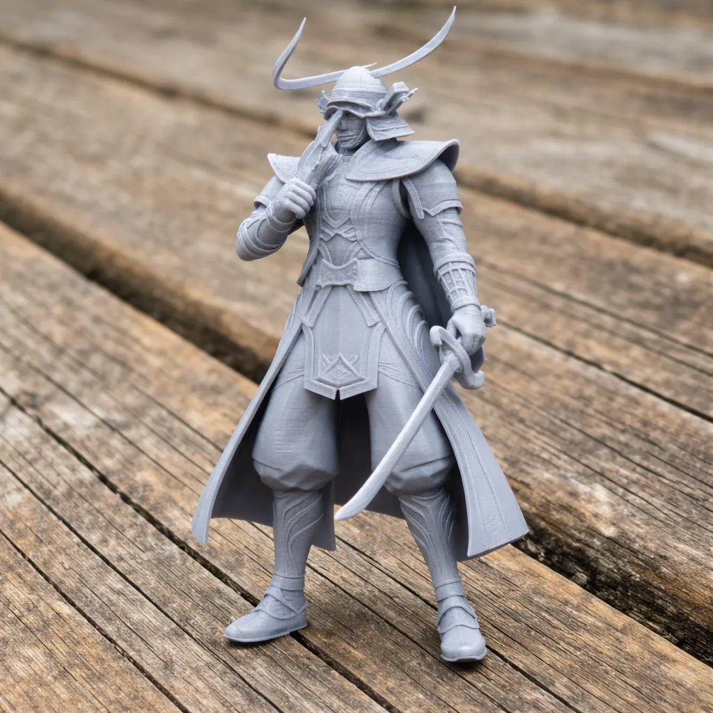Date Masamune Samurai 3D Model .c4d .max .obj .3ds .fbx .stl .blend