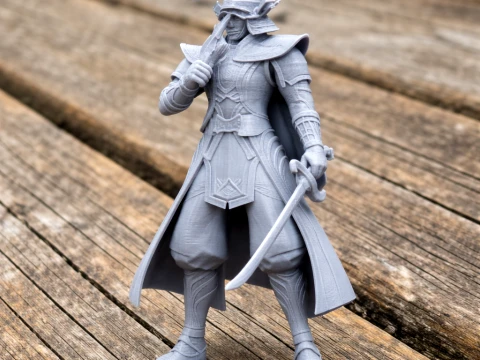 Date Masamune Samurai 3D Model