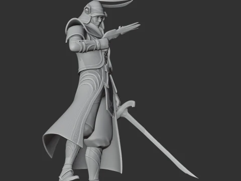 Date Masamune Samurai 3D Model