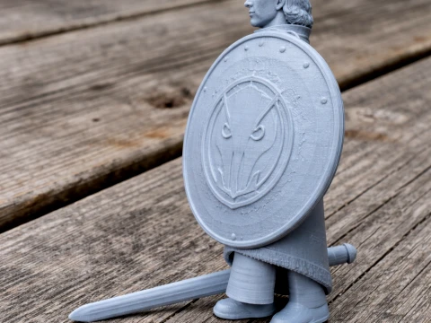 Diom&egrave;de ancien guerrier Modèle 3D