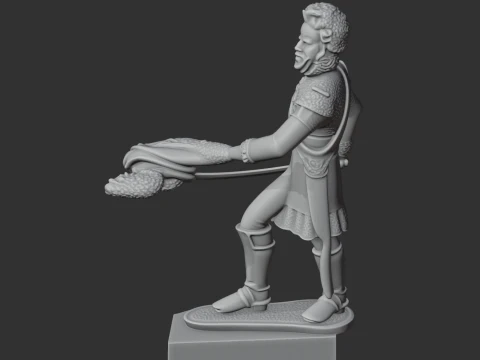 Dominique Vandamme Napoleonic Soldier 3D Model