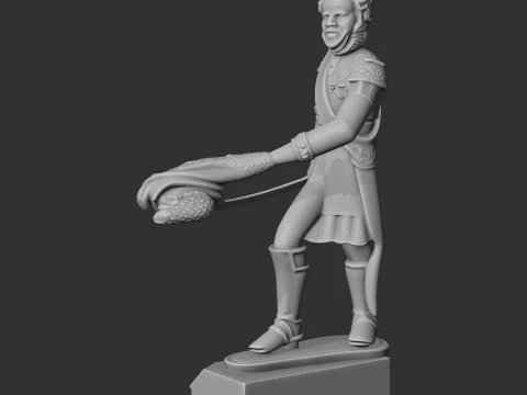 Dominique Vandamme Napoleonic Soldier 3D Model