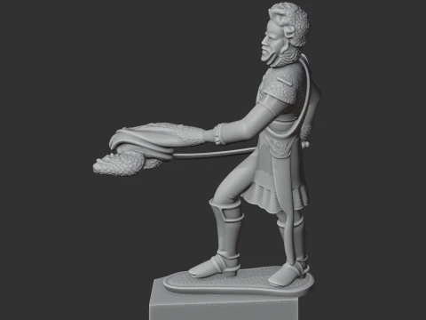 Dominique Vandamme Napoleonic Soldier 3D Model