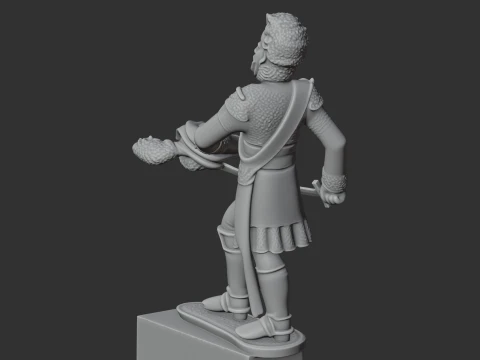 Dominique Vandamme Napoleonic Soldier 3D Model