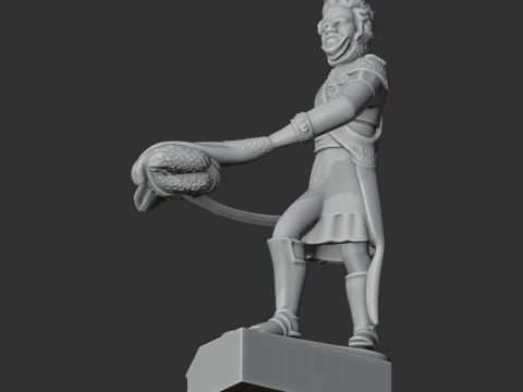 Dominique Vandamme Napoleonic Soldier 3D Model
