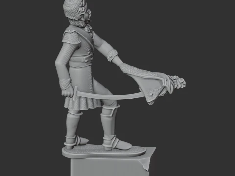 Dominique Vandamme Napoleonic Soldier 3D Model
