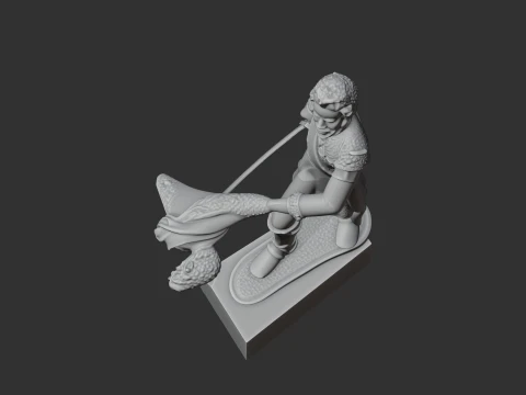 Dominique Vandamme Napoleonic Soldier 3D Model
