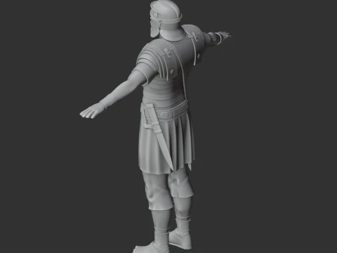 Drusus Roman Legionary 3D Model