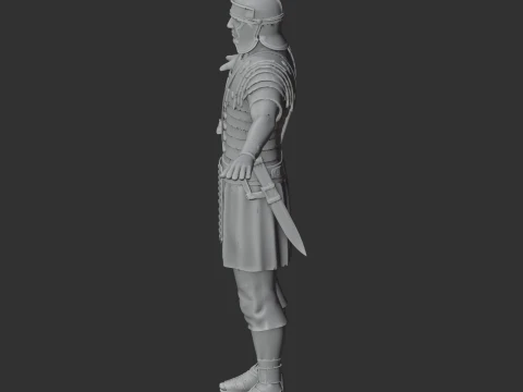 Drusus Roman Legionary 3D Model