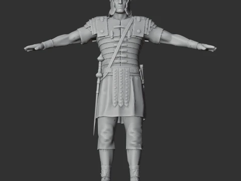 Drusus Roman Legionary 3D Model