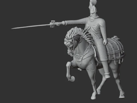 El Cid Knight 3D Model