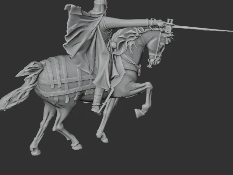 El Cid Knight 3D Model