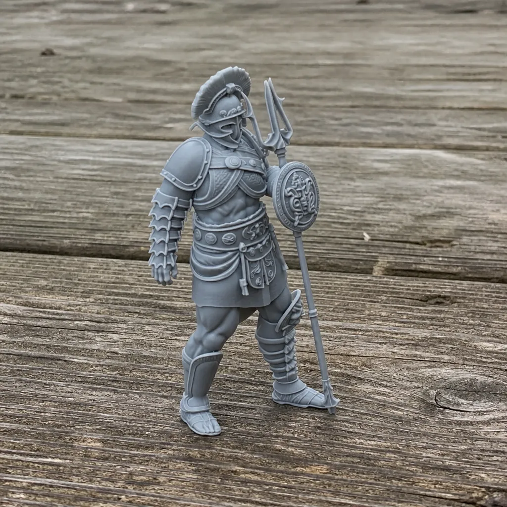 Flamma Gladiator 3D Model .c4d .max .obj .3ds .fbx .stl .blend 