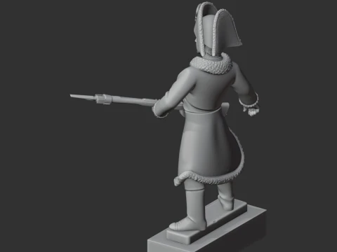 Francois Kellermann Naoleonc Soldier 3D Model