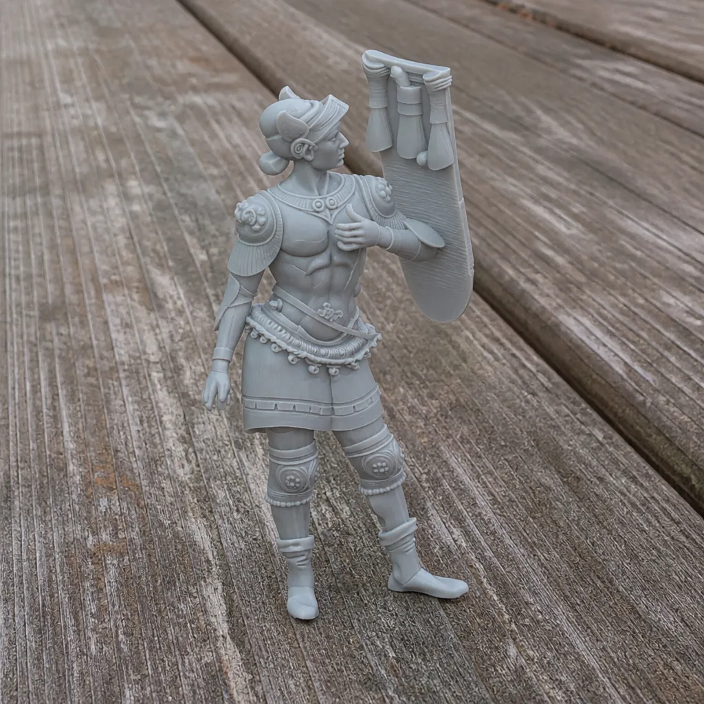 Gaius Mucius Scaevola Roman Legionary 3D Model .c4d .max .obj .3ds .fbx .stl .blend 