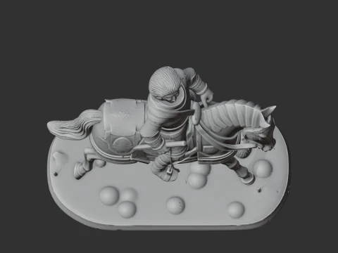 Gaston de Foix Knight 3D Model