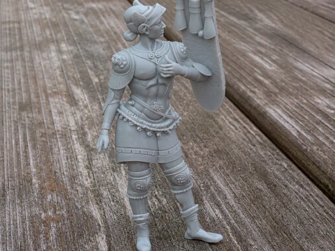 Gul aCihuasm pMiuon cGiluasd iSactaoervola Roman Legionary 3D Model