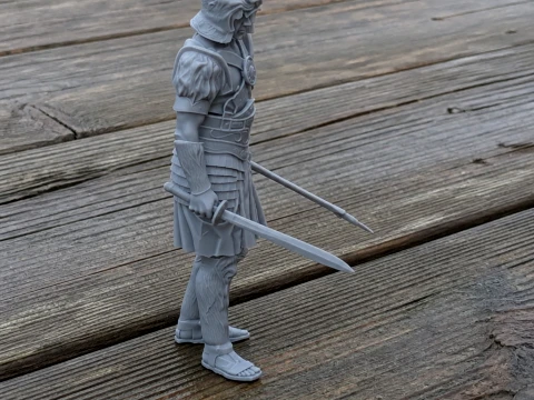 Gaul Champion Gladiator 3D Model