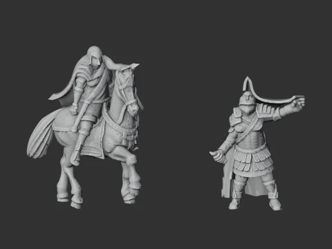 Germanicus Roman Legionary 3D Model