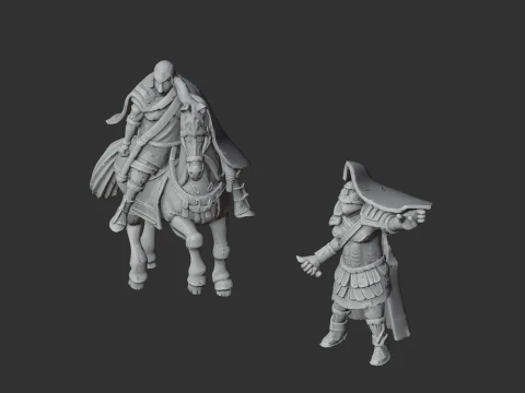 Germanicus Roman Legionary 3D Model