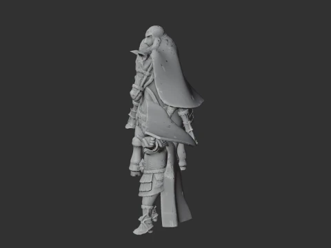 Germanicus Roman Legionary 3D Model