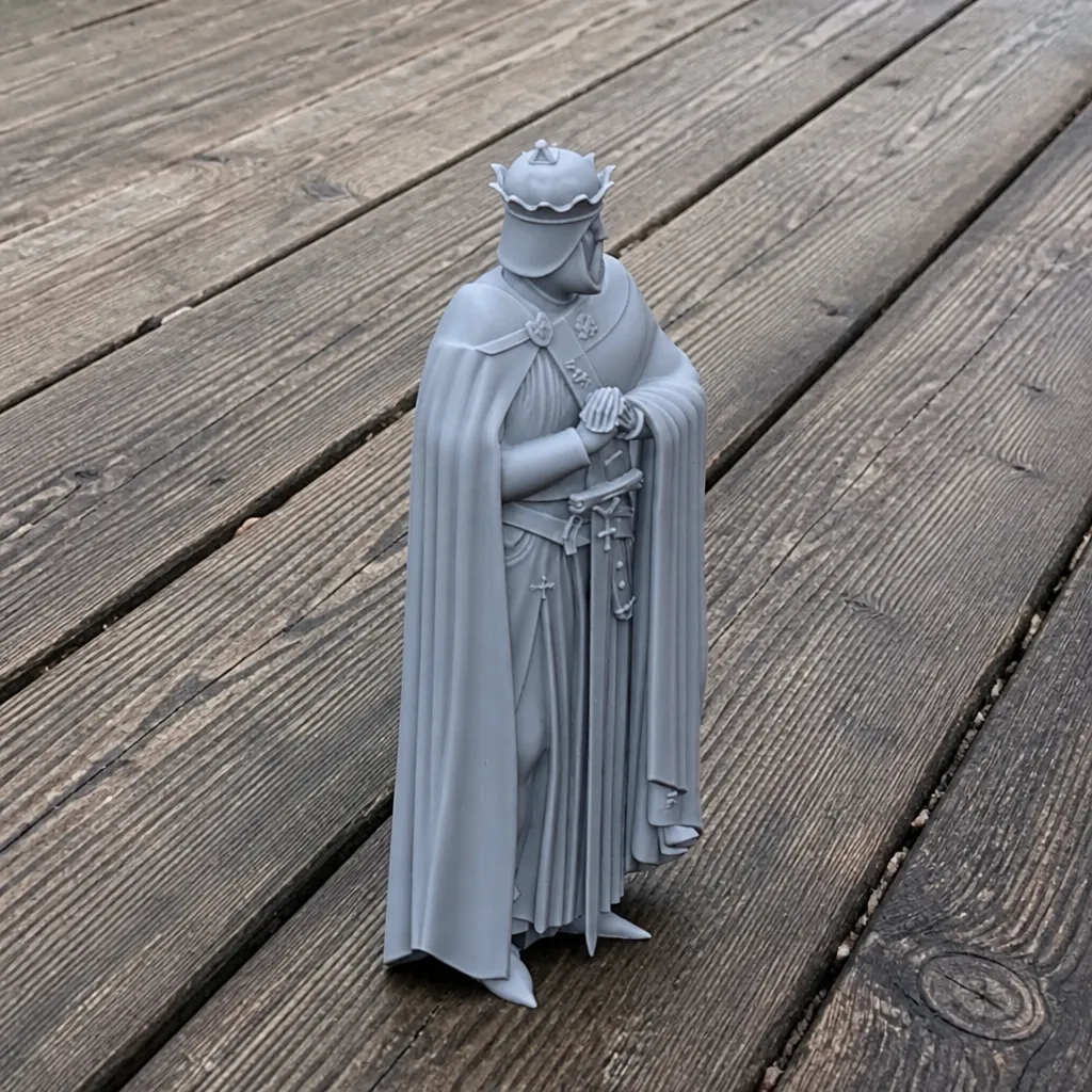 Godfrey of Bouillon Knight 3D Model .c4d .max .obj .3ds .fbx .stl .blend