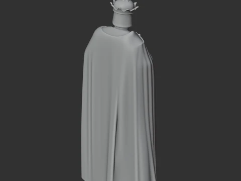 Godfrey of Bouillon Knight 3D Model