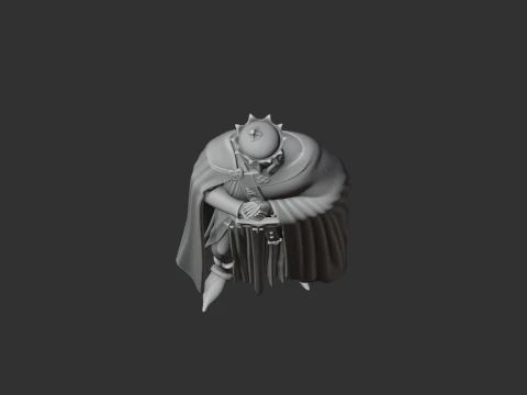 Godfrey of Bouillon Knight 3D Model