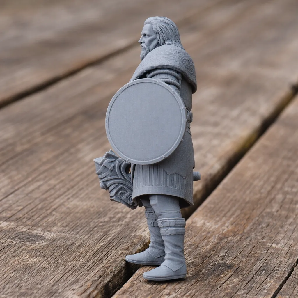 Halfdan gnarsslon Viking 3D Model .c4d .max .obj .3ds .fbx .stl .blend 