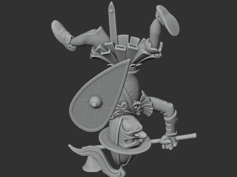 Harald Hardrada Viking Classic 3D Model