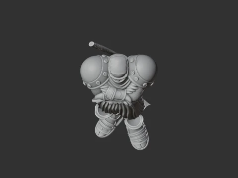 Hattori Hanzo Samurai Classic 3D Model