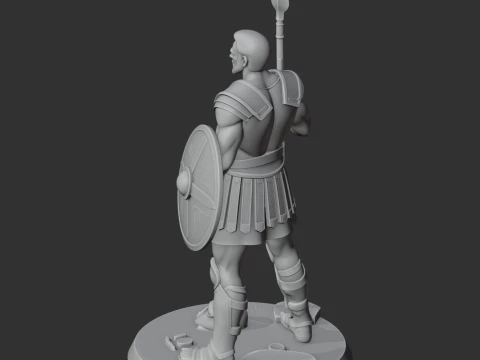 Hector Ancient Warrior 3D Model