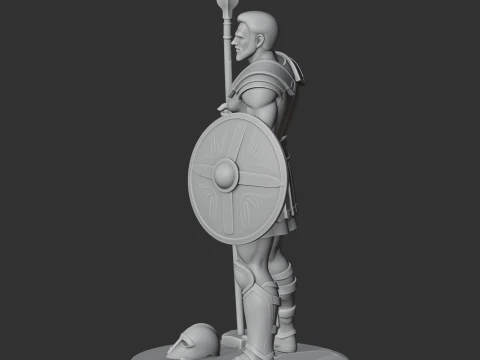 Hector Ancient Warrior 3D Model