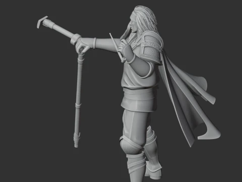 Hojo Ujiyasu Samurai Classic 3D Model