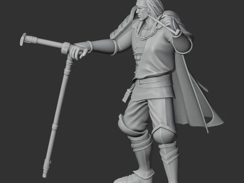 Hojo Ujiyasu Samurai Classic 3D Model