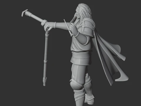 Hojo Ujiyasu Samurai Classic 3D Model