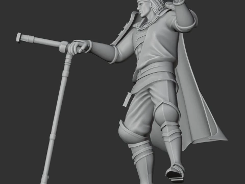 Hojo Ujiyasu Samurai Classic 3D Model