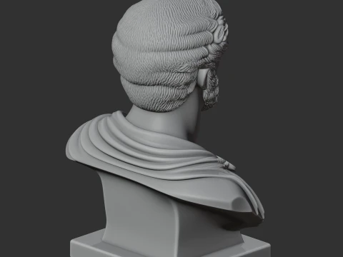 Antoninus Pius Bust 3D Model