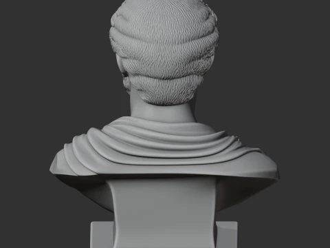 Antoninus Pius Bust 3D Model