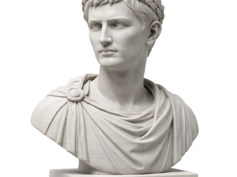 Busto di Augusto Modello 3D